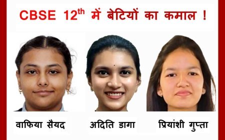 CBSE 12th result में बेटियों का कमाल ! जावरा की वाफिया सैयद 98.6 फीसदी के साथ जिले में टॉप पर, BJP नेता की बेटी अदिति डागा व CA की बेटी प्रियांशी गुप्ता ने भी किया कमाल