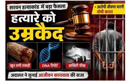 हत्यारे को उम्रकैद ! खून लगी लकड़ी, DNA रिपोर्ट और आखिरी चीख बनी सजा का आधार, अदालत ने दुर्घटना की थ्योरी खारिज की