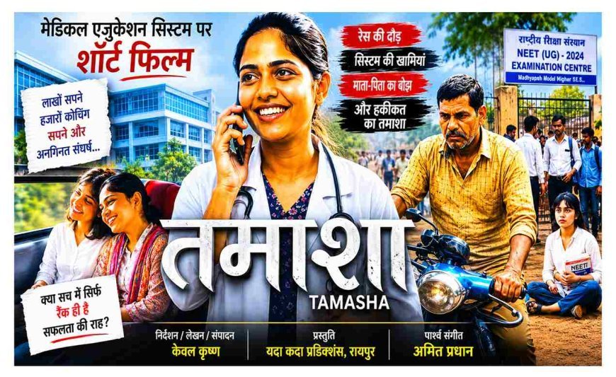 Re-NEET से पहले रिलीज हुई शॉर्ट फिल्म ‘तमाशा’, एजुकेशन सिस्टम पर उठाए गंभीर सवाल