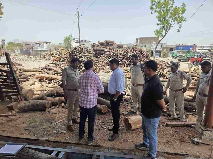 लकड़ी चोरों पर कार्रवाई ! नामली में अवैध आरा मशीनों पर प्रशासन की दबिश, बड़ी मात्रा में अवैध लकड़ी जब्त, संचालकों पर प्रकरण दर्ज