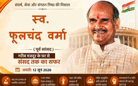 नाम में ‘फूल’ - हौसला फौलादी ! गरीब मजदूर के घर से संसद तक पहुंचे फूलचंद वर्मा के  प्रेरक राजनीतिक सफर