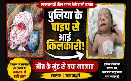 मौत के लिए छोड़ा था लेकिन... पुलिया के अंधेरे पाइप से आई किलकारी... मौत के मुंह से जिंदा निकला नवजात