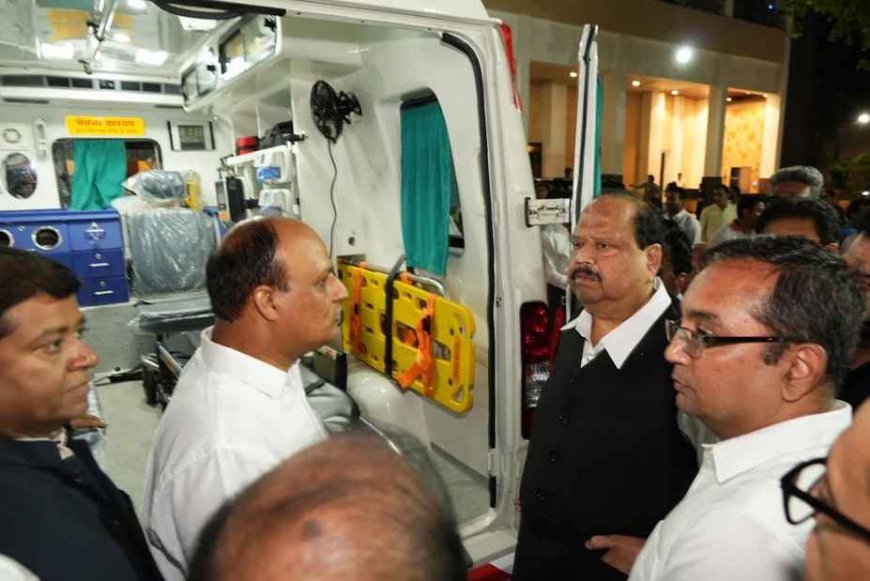 सेवा प्रकल्प ! MSME मंत्री चेतन्य काश्यप ने किया कार्डियक एम्बुलेंस का लोकार्पण, विधायक निधि के 48.62 लाख रुपए से खरीदी एम्बुलेंस का रोटरी क्लब करेगा संचालन