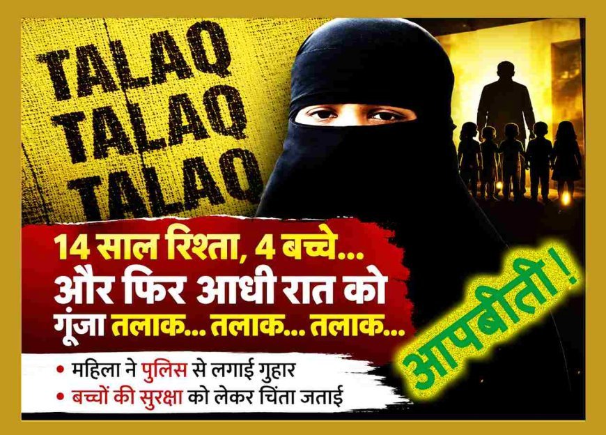 14 साल रिश्ता, 4 बच्चे... और फिर आधी रात को गूंजा तलाक... तलाक... तलाक..., यह फिल्म की कहानी नहीं एक महिला की आपबीती है