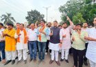 वंदे मातरम् के अपमान के विरोध में भाजयुमो ने निकाला कैंडल मार्च, कांग्रेस नेताओं पर जानबूझ कर अनादर करने का लगाया आरोप
