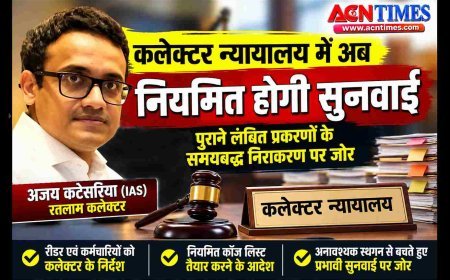 कलेक्टर का एक और फरमान ! अब कलेक्टर न्यायालय में नियमित होगी सुनवाई, पुराने लंबित प्रकरणों का समयबद्ध होगा निराकरण
