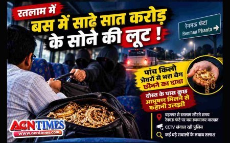 बस में साढ़े सात करोड़ के सोने की लूट ! सराफा व्यापारी से पांच किलो जेवरों से भरा बैग छीनने का दावा, दोस्त के पास कुछ आभूषण मिलने से कहानी उलझी