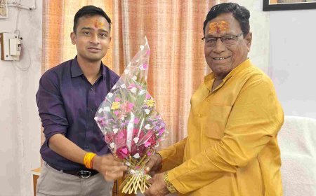 रतलाम विकास प्राधिकरण (RDA) के नए CEO तरुण जैन ने संभाला पदभार, अध्यक्ष से लंबित योजनाओं और वित्तीय स्थिति पर हुई चर्चा