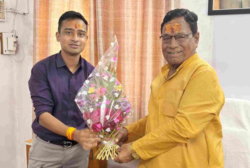 रतलाम विकास प्राधिकरण (RDA) के नए CEO तरुण जैन ने संभाला पदभार, अध्यक्ष से लंबित योजनाओं और वित्तीय स्थिति पर हुई चर्चा