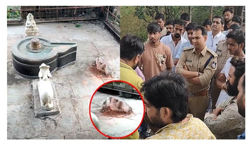 मंदिर से बजरंग बली की मूर्ति गायब, खंडित कर बावड़ी में फेंकने की आशंका, हिंदू संगठनों ने जताया आक्रोश