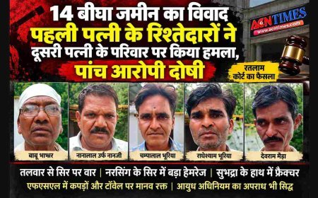 जमीन के लिए बहाया खून ! पहली पत्नी के रिश्तेदारों ने दूसरी पत्नी के परिवार पर तलवार से किया हमला, सिर फूटा, हड्डियां टूटी, पांच दोषी करार