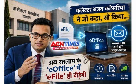 जो कहा, सो किया ! अब रतलाम के ‘eOffice’ में ‘eFile’ ही दौड़ेंगी, e-mail पर जारी होंगे आदेश-निर्देश