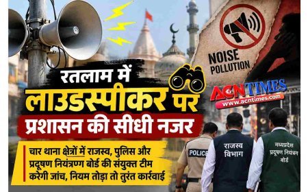 लाउडस्पीकर पर प्रशासन की टेढ़ी नजर, रतलाम के लिए 4 उड़नदस्ते गठित, शिकायत मिलते ही होगी कार्रवाई