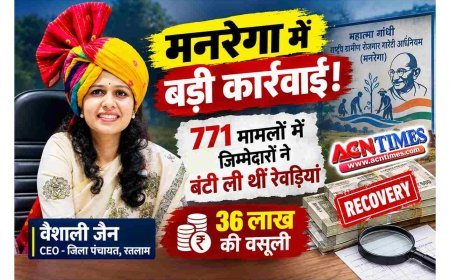 बड़ी कार्रवाई ! मनरेगा के नाम पर 771 कार्यों में सरकारी धन की हुई बंदरबांट, जिला पंचायत CEO वैशाली जैन ने चलाया डंडा तो हो गई 36 लाख की वसूली