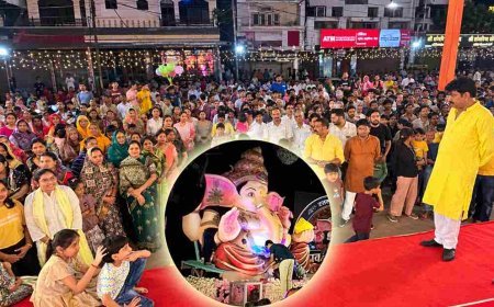 परिवार संस्कारों की पहली पाठशाला ! गणेश पंडालों में दिलाया कुटुंब प्रबोधन का संकल्प, परिवार में संवाद और संस्कार पर दिया जोर