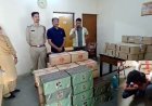 बगैर परमिट के ले जाई जा रही 42 पेटी शराब जब्त, आबकारी विभाग ने दो आरोपियों को किया गिरफ्तार